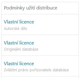 Vlastní licence
